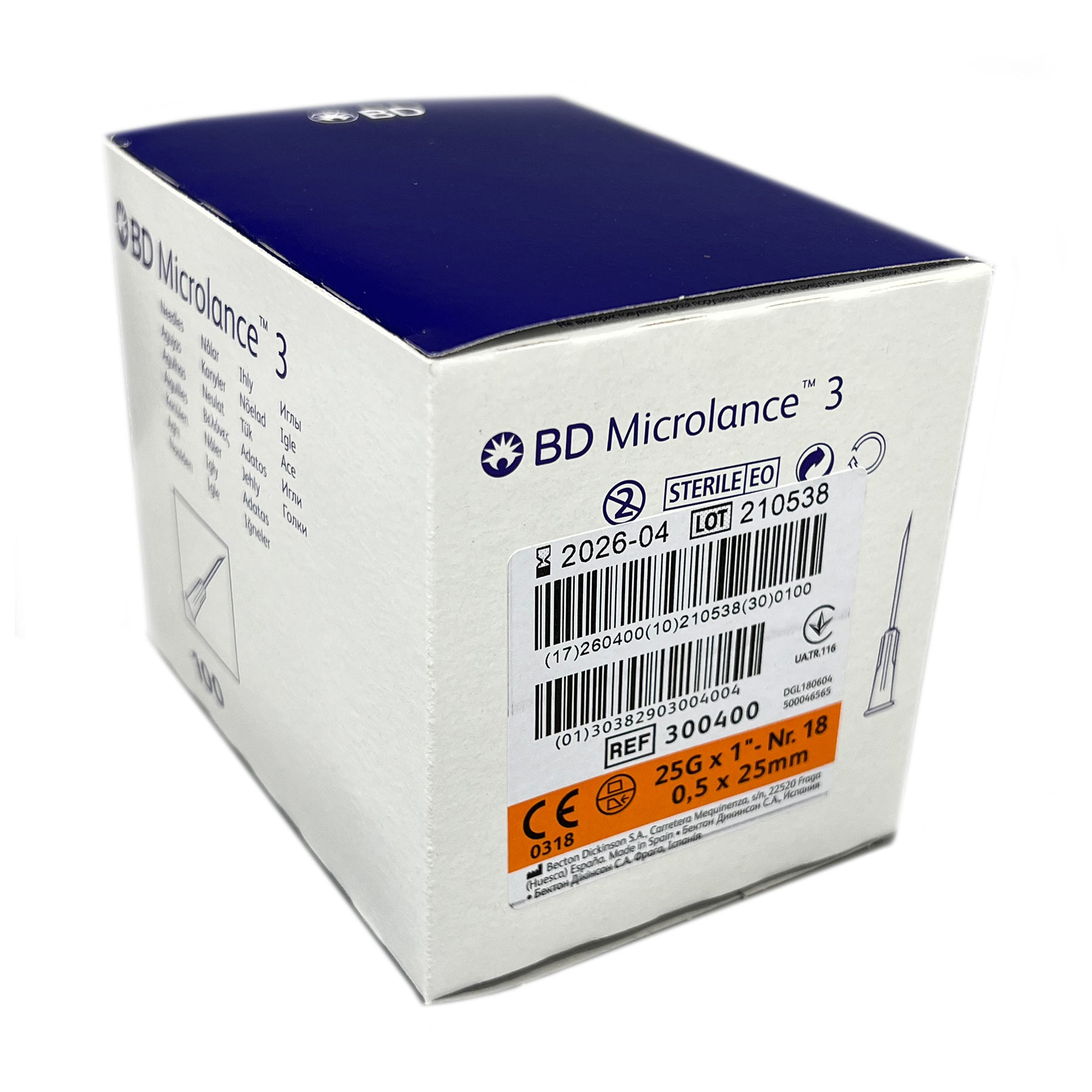 Snb Microlance Hypodermic Needle G X Mm Orange