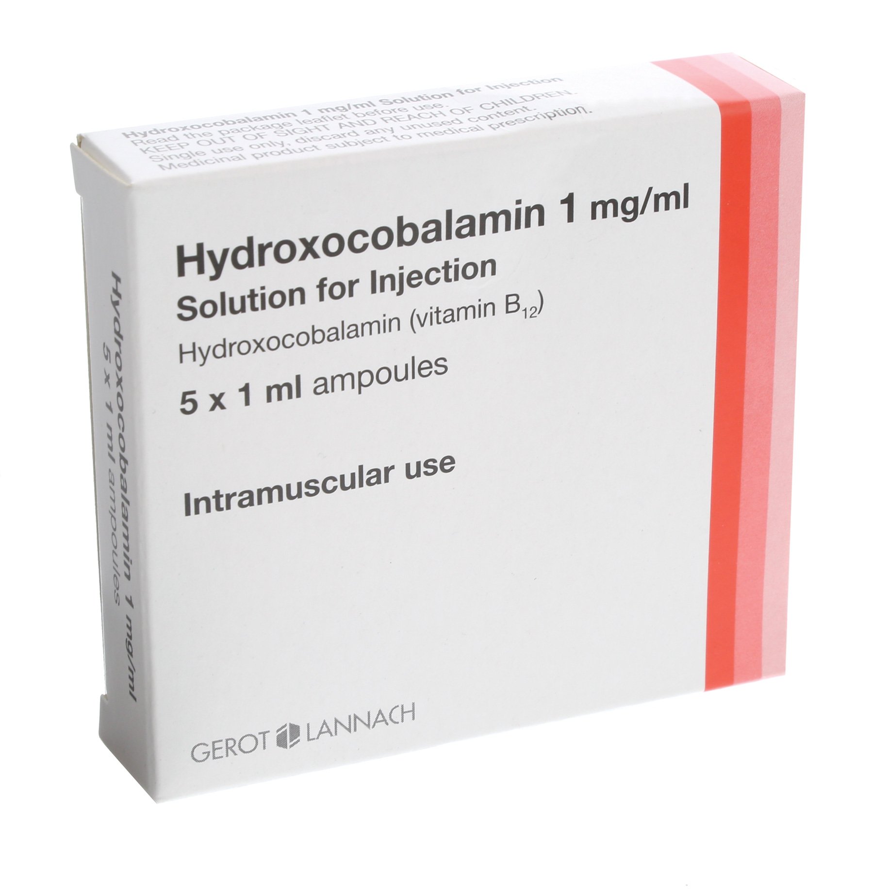 Nah315 Hydroxocobalamin Vitamin B12 1mg1ml Ampoules